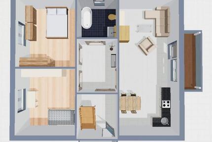 3 Zimmer Wohnung Eichenzell - 630,00&nbsp;EUR Kaltmiete, ca.&nbsp; 78,00&nbsp;m&sup2; in Eichenzell (PLZ: 36124)