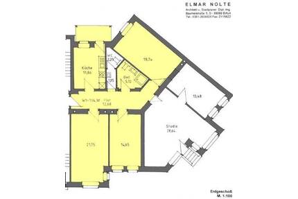 WG-geeignete Wohnung in Uni-Nähe - Erfurt Andreasvorstadt