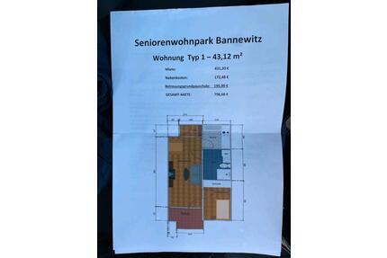 2-Raum-Wohnung im Betreuten Wohnen in 01728 Bannewitz - Dresden Plauen