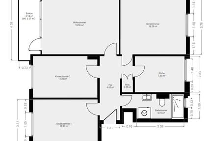 4 Zimmer - Zentral - Teilmöbliert - Bremerhaven Geestemünde