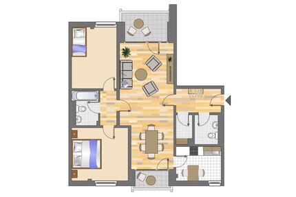 3-Zimmer-Wohnung in Düsseldorf Hassels