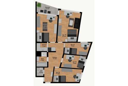 WG-Zimmer in München 790,00 € 11 m²