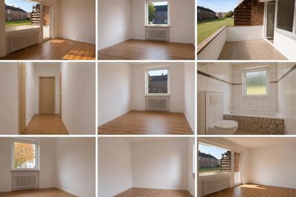 Helle 3-Zimmer Wohnung mit Süd-Balkon in zentraler Lage von Kropp