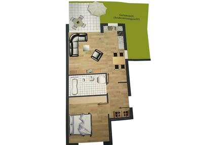 Vermiete 2-Zimmer Wohnung in Plieningen - Stuttgart Birkach