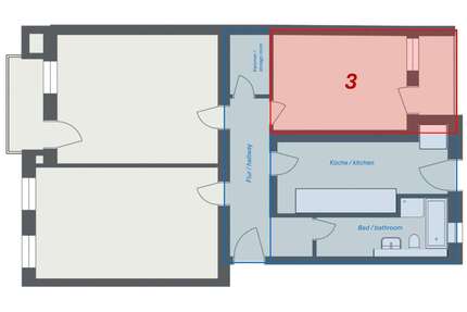 WG-Zimmer in Berlin 629,00 € 23 m²
