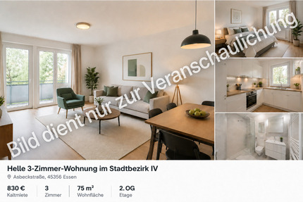 Wohnung zum Mieten in Essen 630,00 € 75 m²