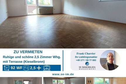 Ruhige, schöne 2,5 Zimmer Whg in Kieselbronn mit Terrasse