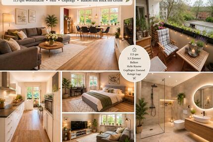 Charmante 3,5 Zimmer Wohnung mit Balkon in Essen-Rüttenscheid! - Mülheim an der Ruhr Menden-Holthausen