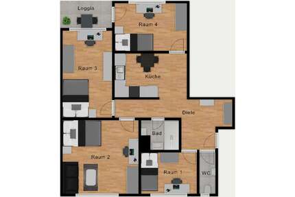 WG-Zimmer in Munich 820,00 € 19 m²