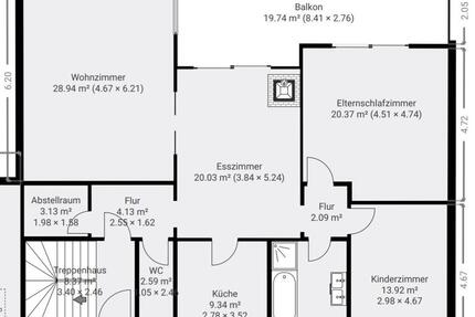 4-Zimmer Wohnung mit großem Balkon teilsaniert - Gundelfingen an der Donau