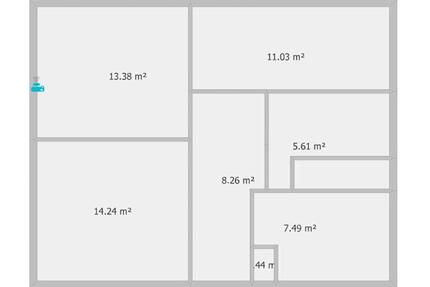 3 Zimmer Wohnung nach komplett Sanierung zu vermieten. - Crimmitschau