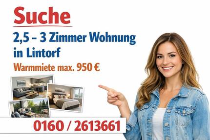 Wohnungsgesuch – 2–3 Zimmer in Ratingen-Lintorf & Umgebung