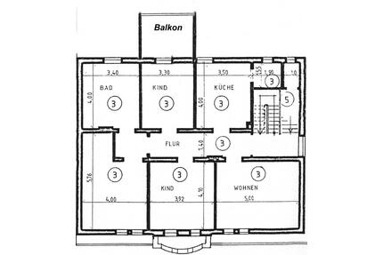 Wohnung zur Miete 110m² Altbau mit Balkon Stadtmitte 4 Zimmer KDB - Plettenberg