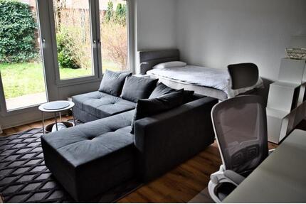Möblierte 1-Zimmer Wohnung mit privatem Garten in Kornwestheim