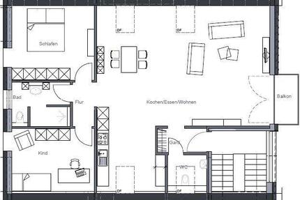 Kernsanierte 2 - 4,5 Zimmer Wohnungen in Pflaumheim, KFW 70 EE - Großostheim
