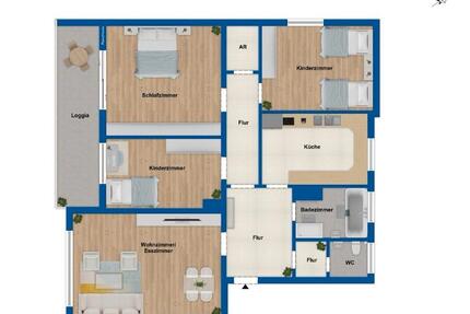 4 Zimmer Wohnung in Dülmen Dalweg