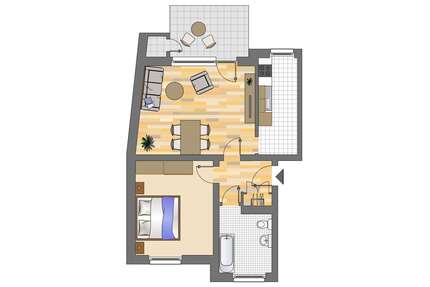 Wohnung zum Mieten in Dortmund 285,77 € 55.13 m²
