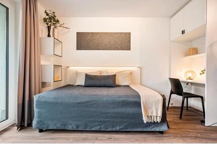 Vollmöbliertes Studentenapartment - All incl. Miete, Fahrradkeller, Aufzug! - Leipzig Süd