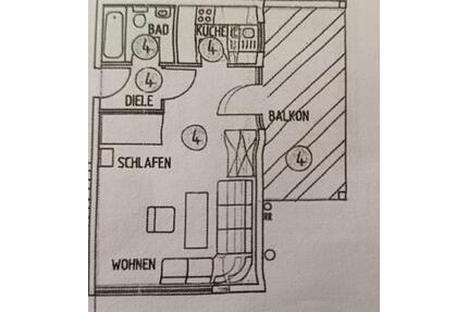 Helle 1,5 Zimmer 70794 Filderstasdt - Filderstadt