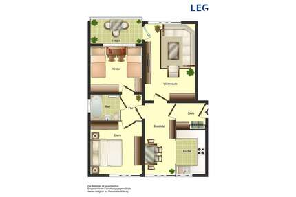 Wohnung zum Mieten in Wuppertal 649,00 € 69.07 m²