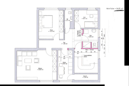 3 Zimmer Wohnung in Westenholz ab sofort - Delbrück
