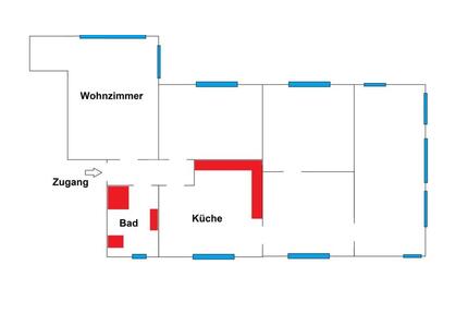 5-Zimmer 111qm Einliegerwohnung EG mit EBK - Neustadt bei Coburg