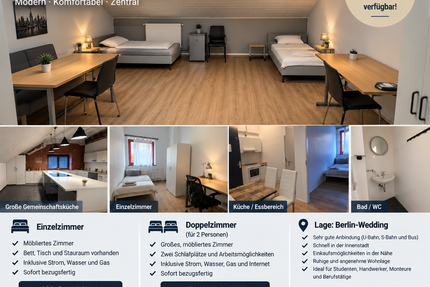 Wohnen auf Zeit in Berlin 450,00 €