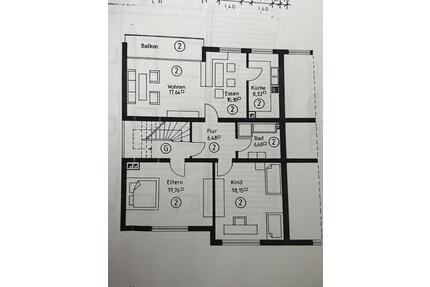 90 m3 3 Zimmer KücheBad in VK Lauterbach - Völklingen