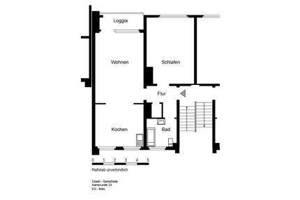 Demnächst frei! 3-Zimmer-Wohnung in Essen Gerschede