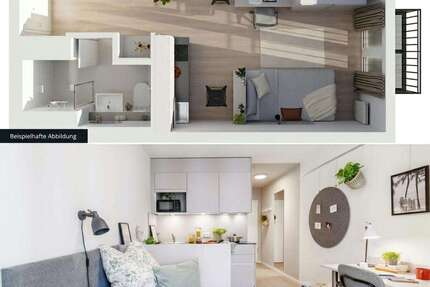 Wohnen auf Zeit in Hamburg 1.133,00 €