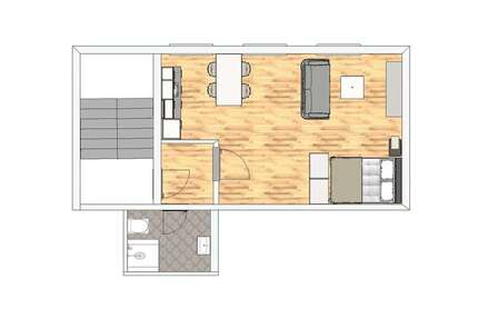 Wohnen auf Zeit in Stuttgart 890,00 €