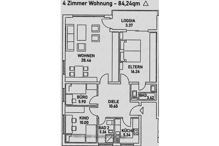 4 zimmer Wohnung, frisch saniertFrei ab Mai, Balkon, 2 Bäder - Celle Altencelle