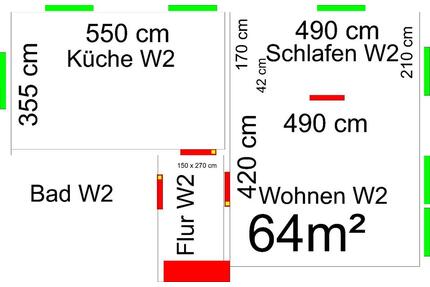 1,5 Zimmer Wohnung in zentraler Lage - Rothenburg ob der Tauber