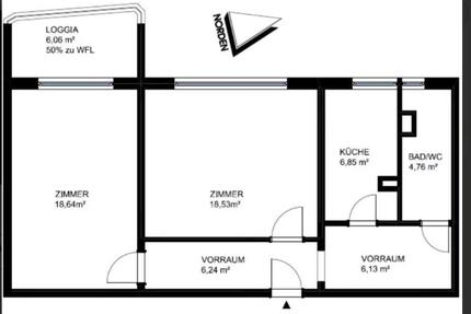 2-Zimmer Wohnung in Berlin-Lichtenberg (Sewanstraße) – WG geeigne