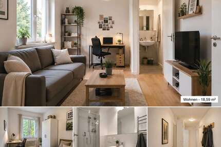 Wohnung zum Mieten in Stuttgart Rohr 350,00 € 8 m²